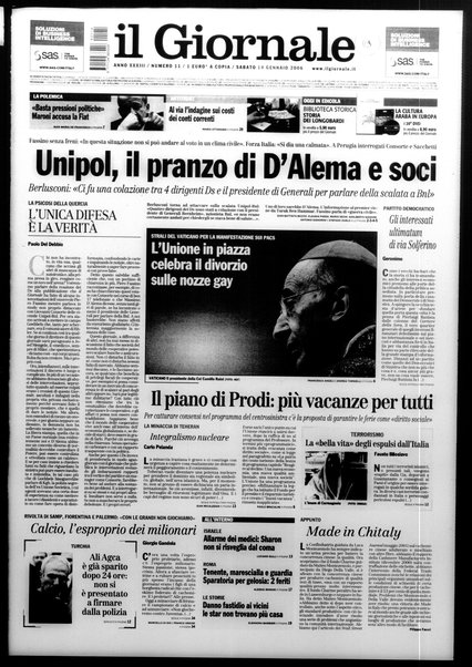 Il giornale : quotidiano del mattino